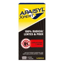 Apaisyl Xpert A/Poux A/Lente 100Ml