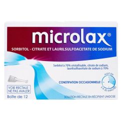 Microlax Sol Rectale Unidose 12