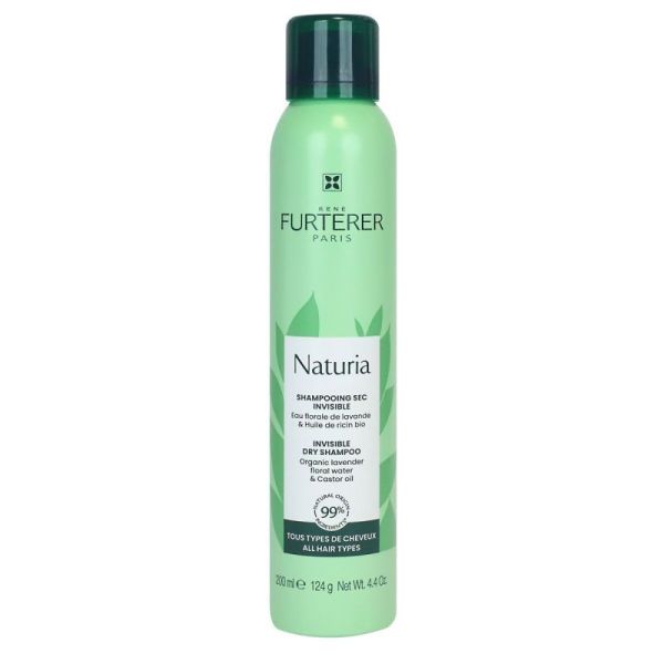 Naturia Shampoing Sec Invisible Tous Types de Cheveux 200ml