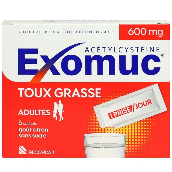Exomuc 600Mg Sachet 6
