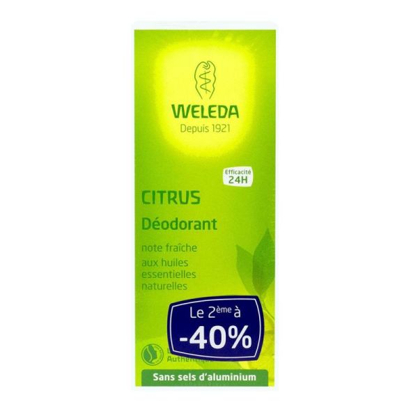 Weleda Gestes Fraich Déod Citrus 2Vapo/100Ml