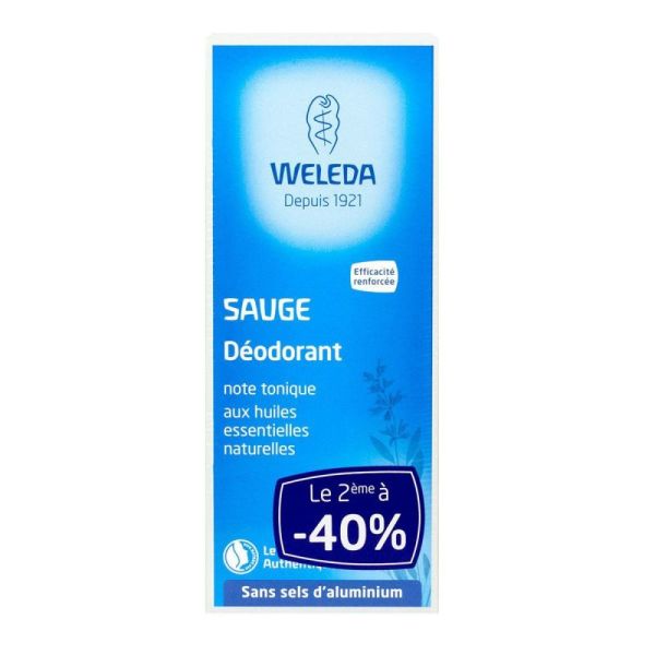 Weleda Gestes Fraich Déod Sauge 2Vapo/100Ml