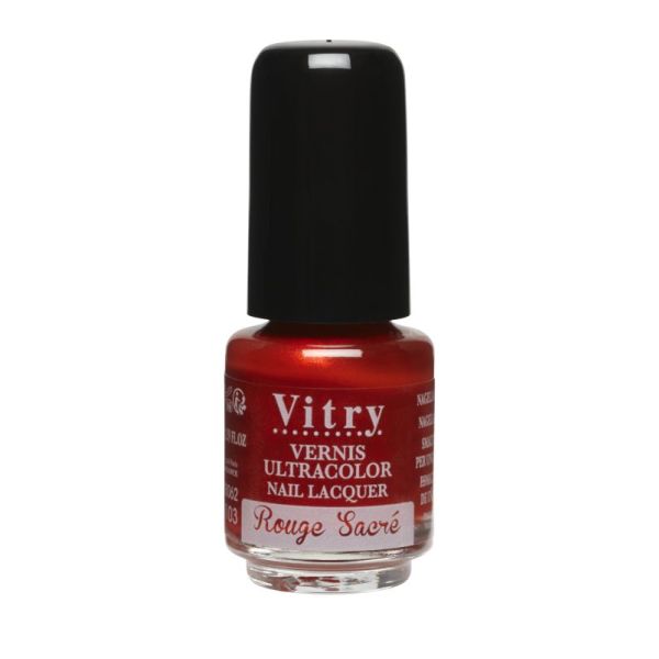 Vitry Mini Vernis Rouge Sacre 4Ml