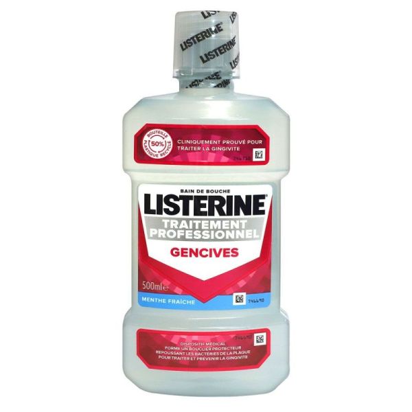 Listerine Bain Bouche Gencives 500Ml