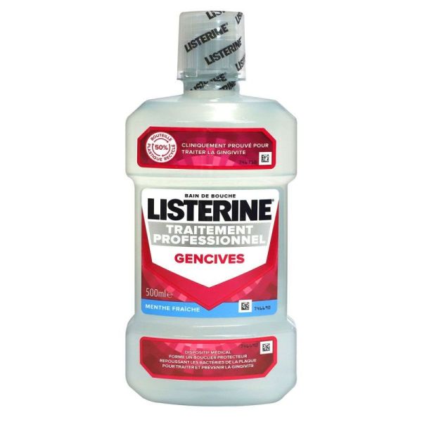 Listerine Bain De Bouche Gencives 500Ml