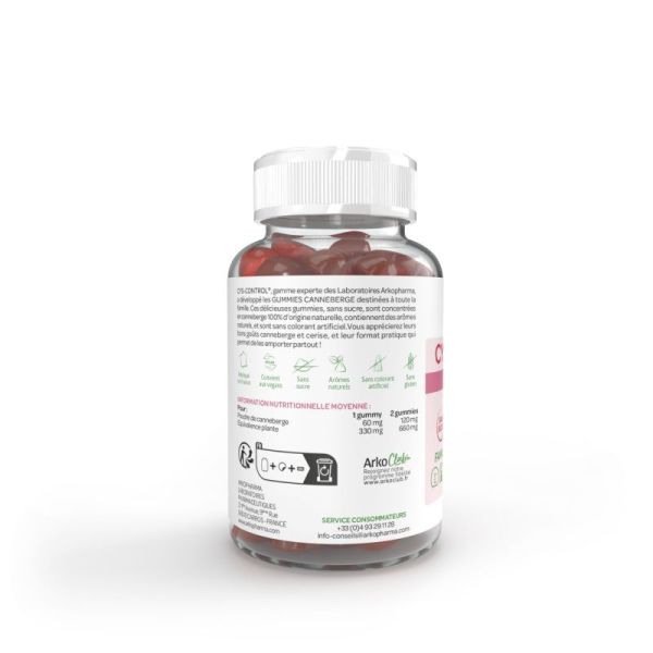 Cys Control Conf Urin Gummies 60