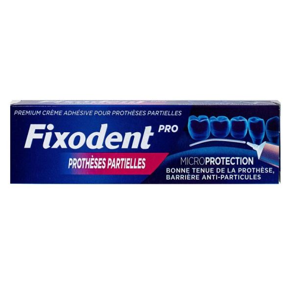 Fixodent Pro Prothese Partiel 40G