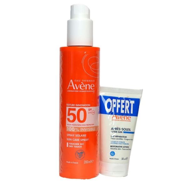 Avene Sol Spf50 Spr 200Ml+Lait Off