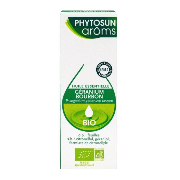 Phytosun Aroms Hle Ess Bio Géranium Bour 10Ml