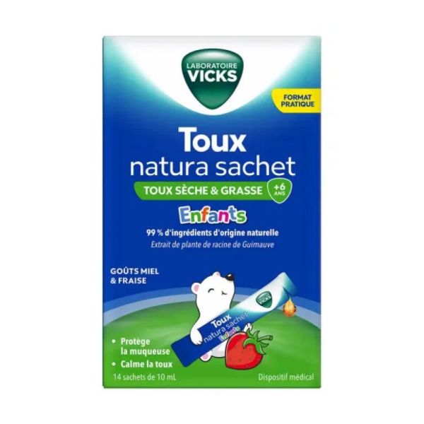 Toux Natura Sirop Enf Sach 14X10Ml