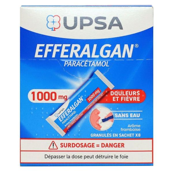 Efferalgan 1000Mg Granules Sachet8