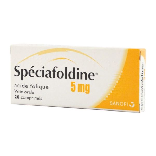 Speciafoldine 5Mg Cpr 20