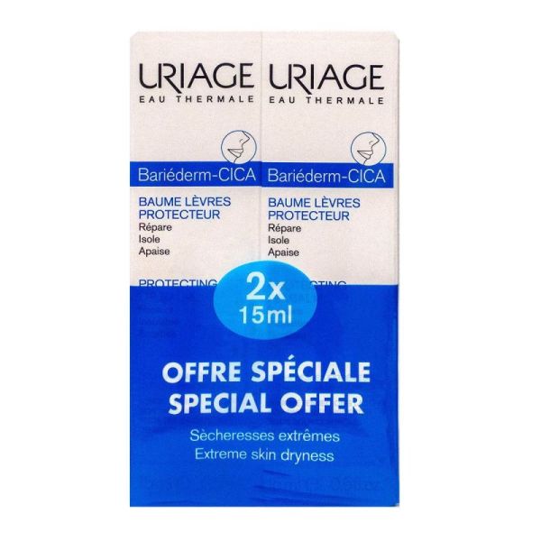 Uriage Bariederm Cica Lèvres 15Mlx2