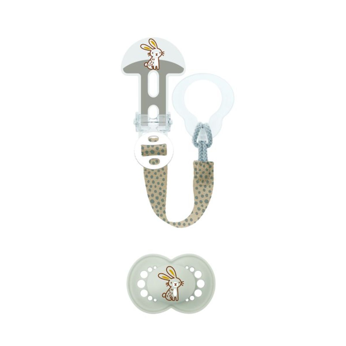 MAM Personnalisé Newborn Box 0 - Kit sucettes et attache-sucette