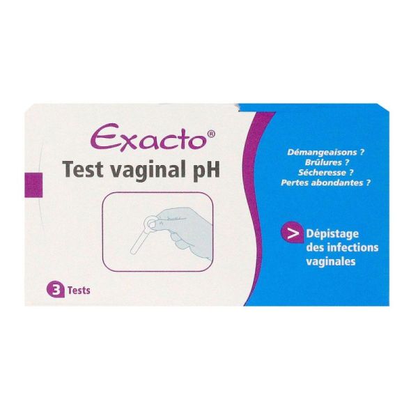 Test vaginal pH 3 tests