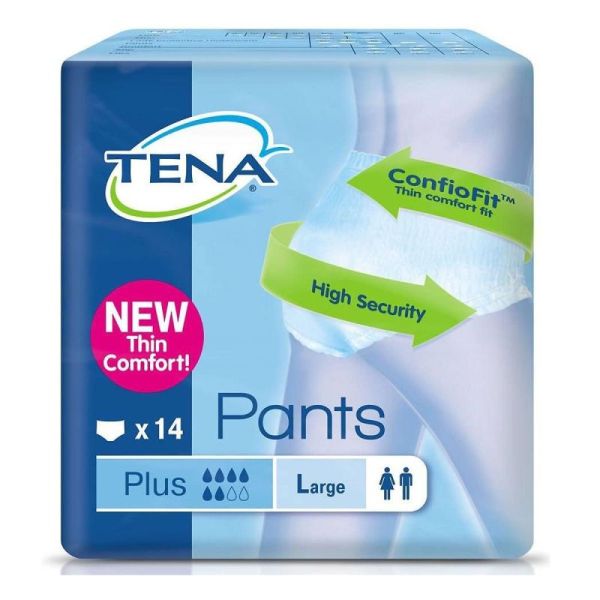 Tena Pants Plus Slip Absorbant Incontinence Large x14