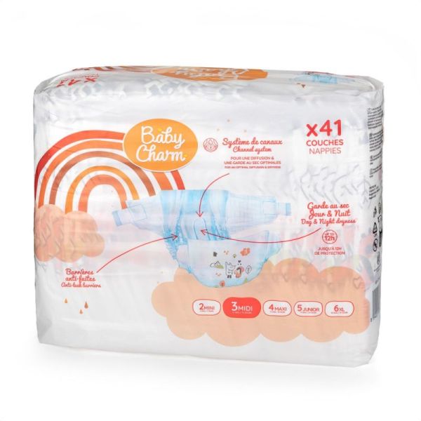 Baby Charm Couche Midi 4-9Kg 38