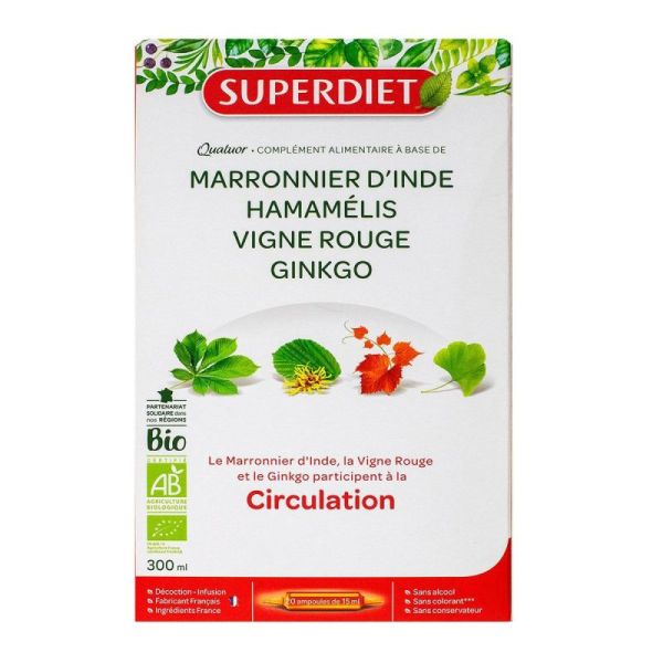 Superdiet Quatuor Bio S Buv Circul 20A/15Ml