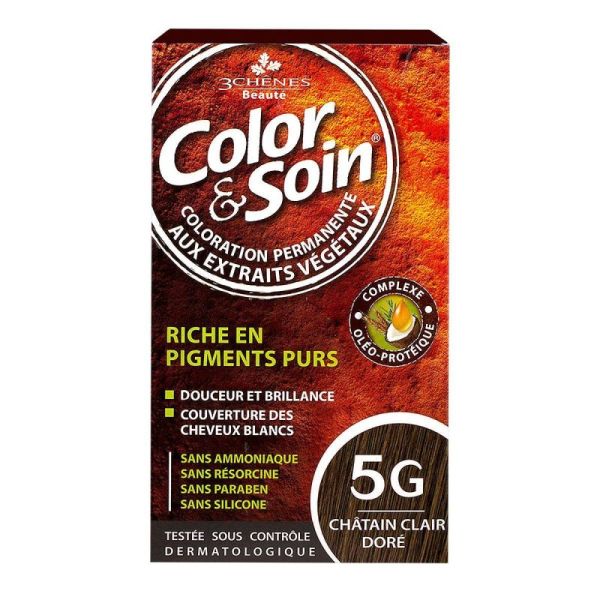 3 Chenes Color&Soin Châtain Clair Dore 5G