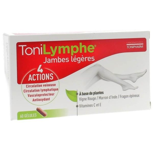 Tonilymphe Gel Jambes Légères Boîte x60