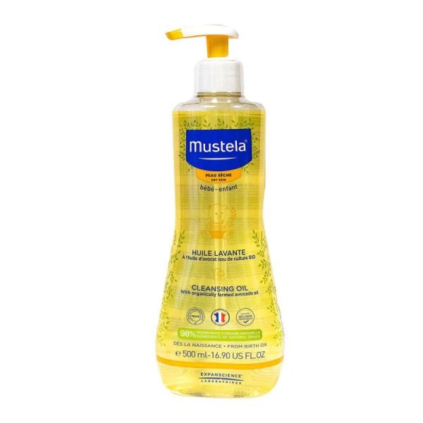 Mustela Bébé Huile Lavante Ps 500Ml