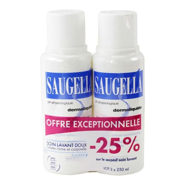 Saugella Dermoliq 250Ml X2