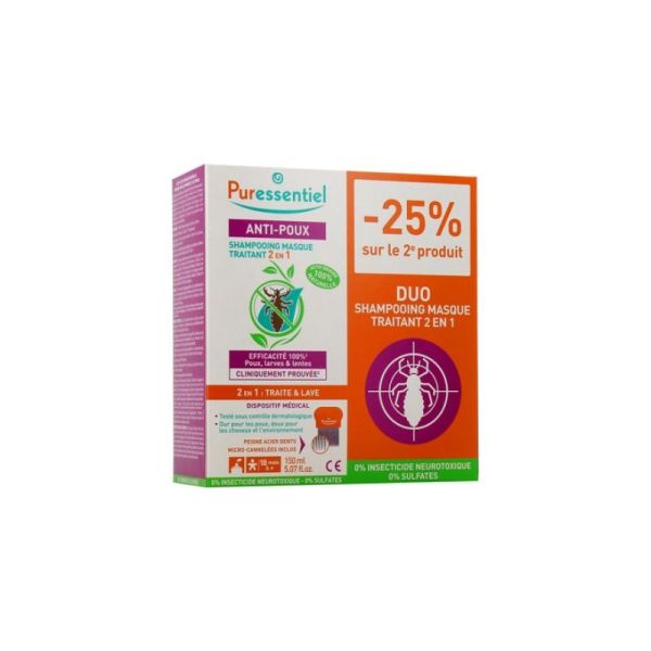 Puressentiel Sh Masq A/Poux150Mlx2