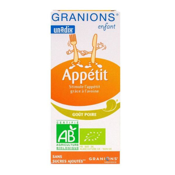 Granions Enfant Appet Poire125Ml