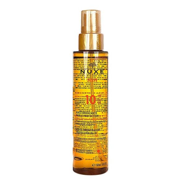 Nuxe Sun Huile Bronz Spf 10 150 Ml