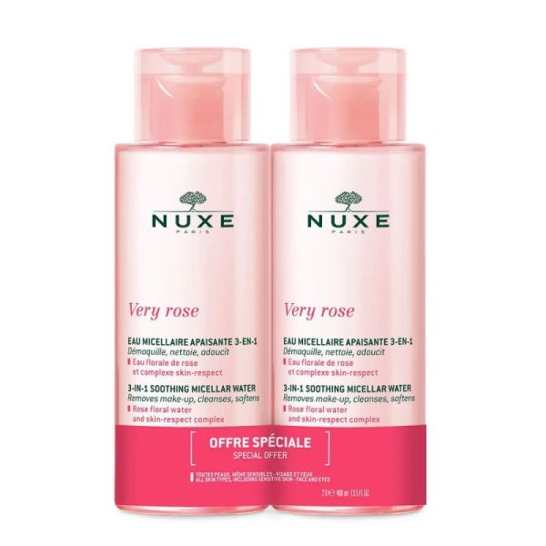 Nuxe Very Rose Eau Micellaire 2X400Ml