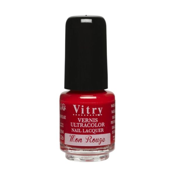 Vitry Mini Vernis Mon Rouge 4Ml