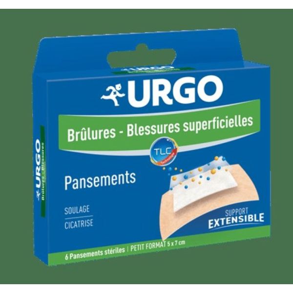 Urgo Brulures Pans 50X70 Tlc St 6