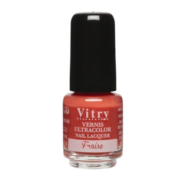 Vitry Mini Vernis Fraise 4Ml