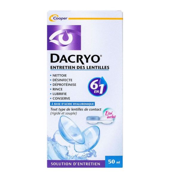 Dacryolens Entretien Lentille 50Ml