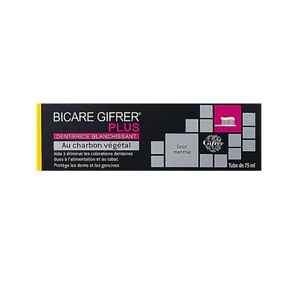 Bicare Gifrer Plus Dentifrice Charbon 75 Ml