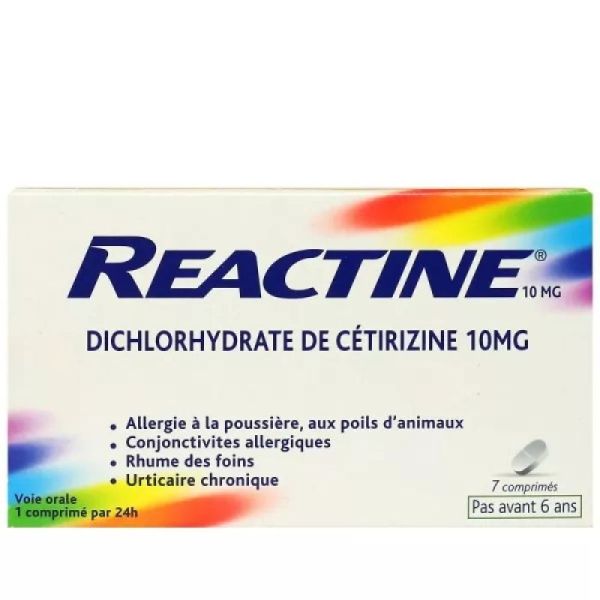Reactine Cetirizine 10Mg Cpr Sec 7