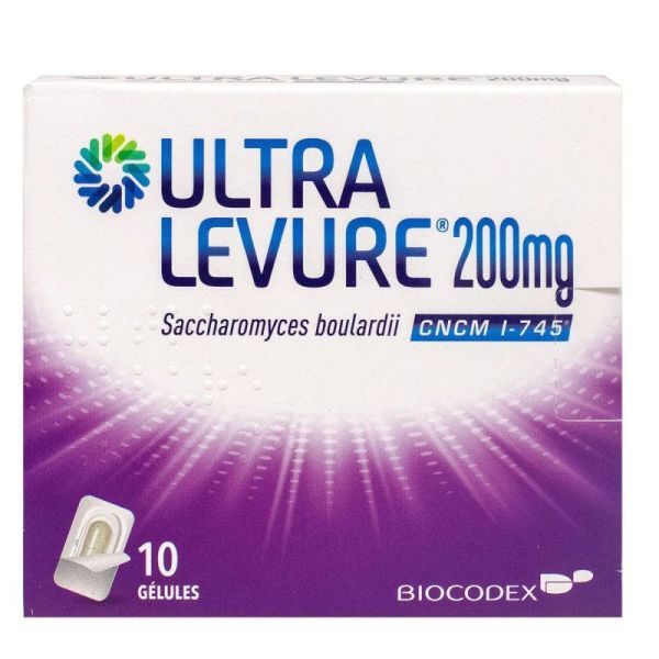 Ultra Levure 200Mg Gelule 10