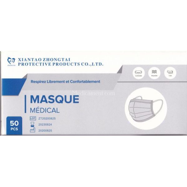 Masques Chir Bleu /50