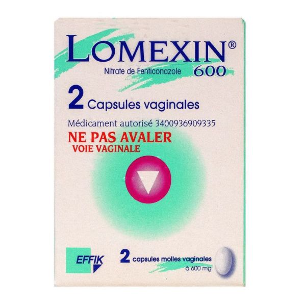 Lomexin 600Mg Caps Vaginale 2