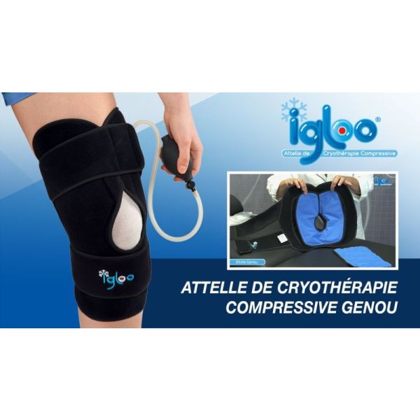 Igloo Attelle Gonflable Cryo Genou Courte