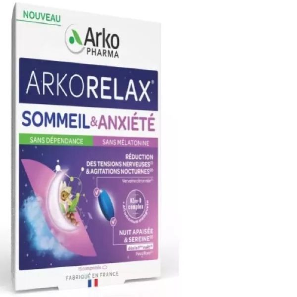 Arkorelax Sommeil Anxiete Cpr 15
