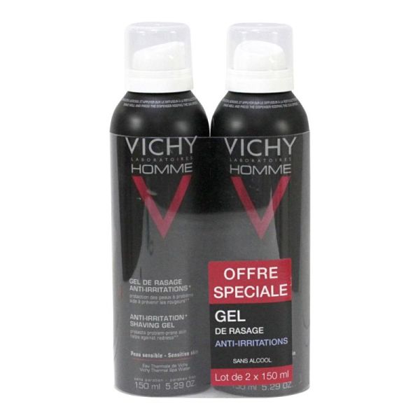 Vichy Hom Gel Ras A Irrit150X2