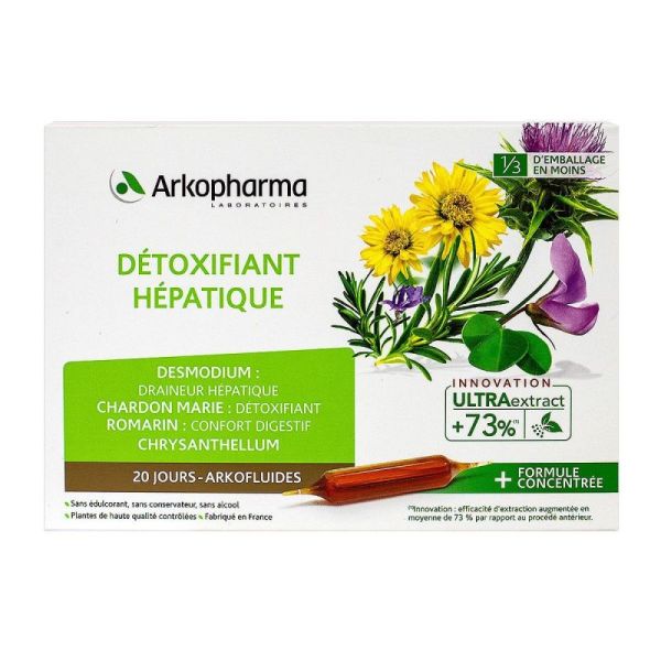 Arkofluide Bio Ultraext S Buv Détox Hépat 20A