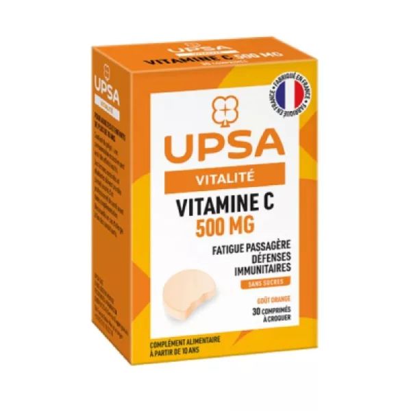 Vit C 500Mg Upsa Cpr Croq 15 X2