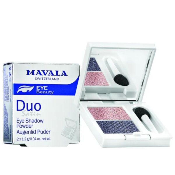 Mavala Duo Satin Grey Chic Poudre Paupières 2,4g