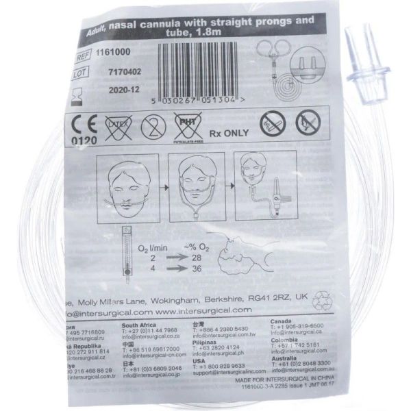 Lunette A Oxygene Adulte Souple A0020316