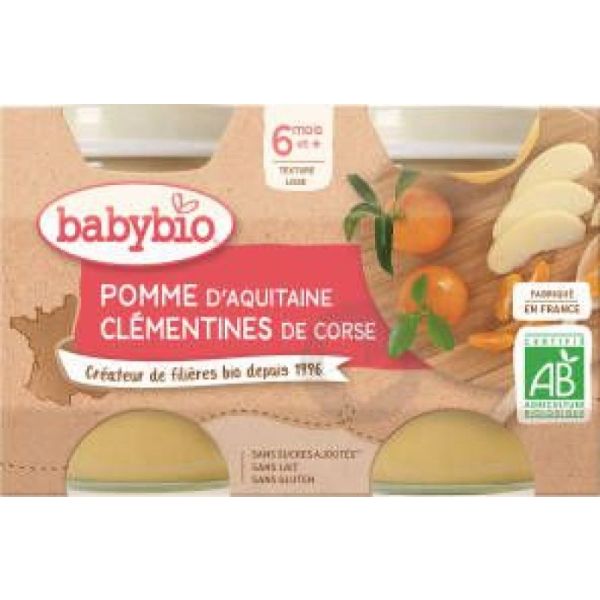 Babybio Pomme Clementines Des 6 Mois
