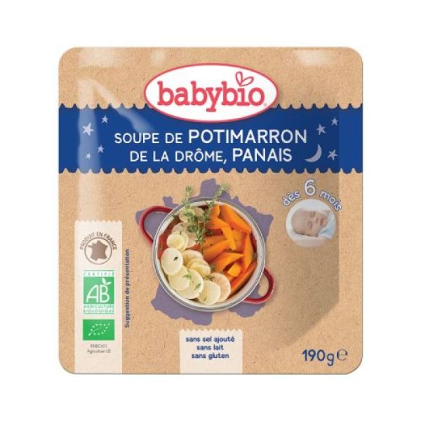 BABYBIO Alim Inf Nuit Soupe Potim Panais 190G