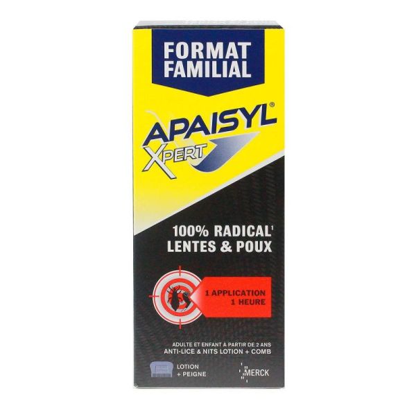 Apaisyl Xpert A/Poux A/Lente 200Ml