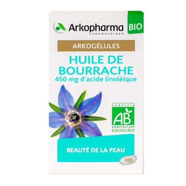 Arkog Huile Bourrache Bio Caps 180